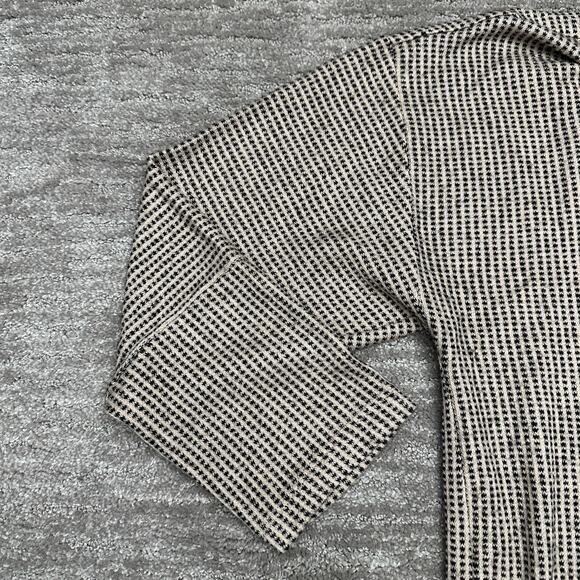 CJ Banks Sweater Womens 2X Beige Black Cowl Neck Soft Cozy New with Tags - Picture 3 of 13